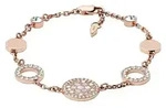 FOSSIL Armband Mosaic Bracelet Rosegold ros&eacute;goldfarben - Rosa