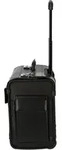 Dermata 2-Rollen Pilotentrolley Leder 45,5 cm Laptopfach - Grau