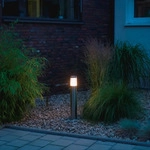 Pollerleuchte edelstahl 692264 - Silber/Wei&szlig;