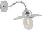Nordlux Sensor Aussen-Wandleuchte, Luxembourg, verzinkt, IP54, 22661031 - Silber