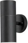 Konstsmide Modena Up & Down Big schwarz lackiertes Aluminium, klares Glas, Reflektor
