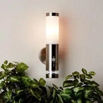 BRILLIANT stehende Wandlampe BOLE | spritzwassergesch&uuml;tzte LED Wandleuchte f&uuml;r den