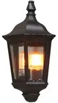 Konstsmide Firenze Wandleuchte schwarz lackiertes Aluminium, klares Glas 7229-750