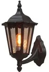Konstsmide Firenze Up schwarz lackiertes Aluminium, klares Glas 7213-750