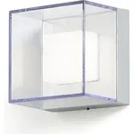 Konstsmide Sanremo Small grau lackiertes Aluminium, klares Polyat Glas (bruchsicher)