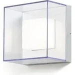 Konstsmide Sanremo Big grau lackiertes Aluminium, klares Polyat Glas (bruchsicher)