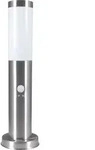 Au&szlig;enleuchte, &Oslash;75x450mm, Edelstahl, IP44, Bewegungsmelder - Silber