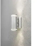 Konstsmide Modena Up & Down galvanisierter Stahl, klares Acrylglas, Reflektor