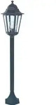 Ranex 5000.037 Stehleuchte Classico Aluminium, Au&szlig;en-Bodenbeleuchtung, Schwarz,