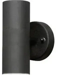 Konstsmide Modena Up & Down schwarz lackiertes Aluminium, klares Glas, Reflektor