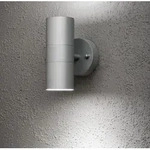 Konstsmide Modena Up & Down grau lackiertes Aluminium, klares Glas, Reflektor