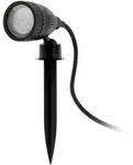EGLO Erdspie&szlig; PVC schwarz, 2m Kabel, GU10, 3W LED, 240lm, LF830, IP44, 1 Stk. -