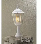 Konstsmide Firenze Sockelleuchte wei&szlig; lackiertes Aluminium, klares Glas 7214-250