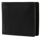 GreenLand Nature Leder Geldb&ouml;rse Westcoast Zip Wallet Dark Brown braun - Braun