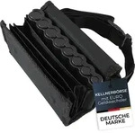 Kellner Geldb&ouml;rse mit G&uuml;rtel und M&uuml;nzsortierer | 20,5 x 10 x 6,5 cm | Schwarz -
