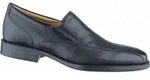 Geox Herren Business Leder Slipper black, Geox Lederfu&szlig;bett, 2038111/42 - Schwarz -
