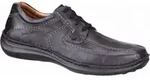 Josef Seibel Anvers 08 praktische Herren Leder Halbschuhe schwarz, Extrem Weite K,