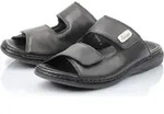 Rieker Herren Echtleder Pantoletten schwarz, Herren:40 EU - Schwarz - 40