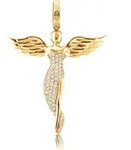 Engelsrufer ERP-ANGEL-MG Anh&auml;nger Engel mit Stein Gold Mittel