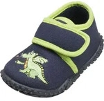 Playshoes Hausschuh Drache original, Gr&ouml;&szlig;e: 18/19 - Blau - 18