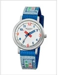 Regent Uhr, Textilband Blau 12400221 &ndash;