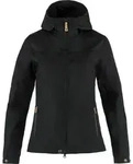 Fj&auml;llr&auml;ven W Stina Black M Outdoor Jacke - Schwarz - M