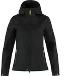 Fj&auml;llr&auml;ven W Stina Black L Outdoor Jacke - Schwarz - L