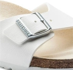 Birkenstock Madrid Damen-Pantoletten in Wei&szlig; &ndash; weite Passform - Wei&szlig; - 36