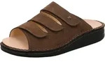 FINN COMFORT Korfu Damen Herren Pantolette braun Nubukleder - Gr&ouml;&szlig;e: 35 - Braun -