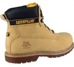 Caterpillar Holton Leder Honig Sicherheitsstiefel - Braun