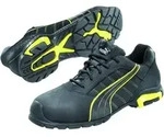 Sicherheitsschuh Ams.Low Gr.39 schwarz/gelb Leder S3 SRC EN20345 PUMA - Schwarz/Gelb