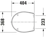 Duravit WC-Sitz DURAPLUS ohne Absenkautomatik wei&szlig; - Wei&szlig;