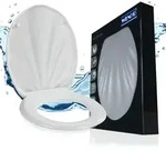 WENKO Premium WC SITZ MUSCHEL Klo Brillen Toiletten Deckel Absenkautomatik Bad -