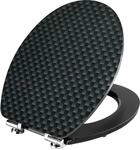 CORNAT Art of Acryl WC-Sitz CARBON, KSDSC319