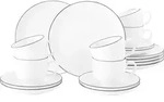 Seltmann Weiden Lido Kaffeeservice, 6 Person(en), Porzellan, Wei&szlig;, 20 cm, 14,5 cm,