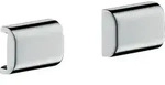 AXOR Universal Softsquare Abdeckung f&uuml;r Reling, Chrom - Silber