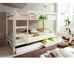 Etagenbett Rene Kiefer, wei&szlig; - Wei&szlig;