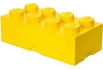 LEGO Aufbewahrungsbox Spielzeugkiste Box 8er, 50x25x18 cm, stapelbar, Farbe:gelb -