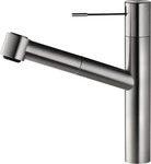 Naber 5022324, Naber KWC Ono 2, Sp&uuml;ltischarmatur, Edelstahl, Hochdruck Silber