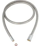 Grohe Brauseschlauch 1/2 ́ ́ x M15 x 1.500mm f&uuml;r Sp&uuml;ltischbatterie chrom -