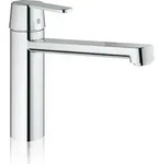 Grohe Get Sp&uuml;ltischbatterie, Mittelhoher Auslauf Schwenkbar - Silber