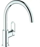 Grohe Einhebel -Sp&uuml;ltischbatterie BauLoop einlochmontage chrom, 31368000 - Silber
