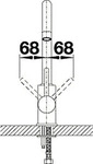 BLANCO 519418, Wei&szlig;, Hebelgriffe, Einzelbild, 360&deg;, 32,7 cm, 3,5 cm - Wei&szlig;