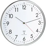 Analoge Funk-Wanduhr mit Sekundenzeiger 60.3514 TFA Dostmann - Wei&szlig;/Silber