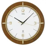 AMS Funk-Wanduhr, Funkwerk, D29x5cm, 5832 - Wei&szlig;