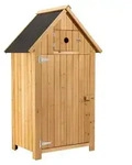 Wiltec Gartenhaus schmal aus Fichtenholz mit Bitumendach 770x540x1370mm f&uuml;r...