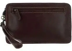 PICARD Leder Handgelenktasche Utensilientasche Toscana Wristlet Chestnut braun -