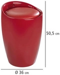 WENKO Bad Hocker Sitz 20 L Stauraum W&auml;sche Sammler Sortierer Aufbewahrung...