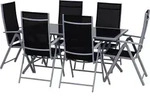 Outsunny 7-tlg Sitzgarnitur Sitzgruppe Gartengarnitur Gartenset Gartenm&ouml;bel Alu -