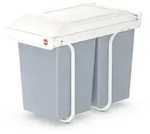 Hailo Multi-Box duo L Einbau-M&uuml;lltrennsystem - Doppelm&uuml;lleimer, 2 x 14 Liter - mit